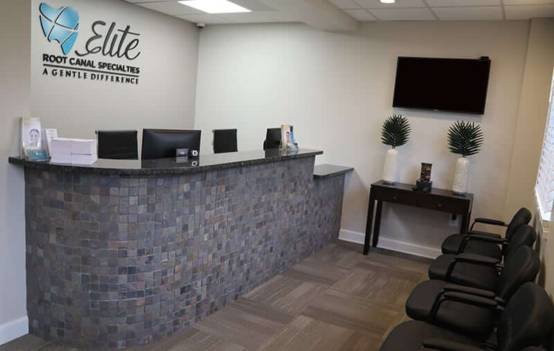 Elite root canal office front desk